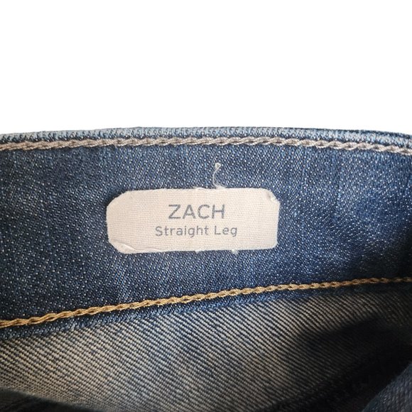 Mavi Mens Zach Straight Leg Medium Wash Denim Jeans Size 33x32 - Picture 5 of 12